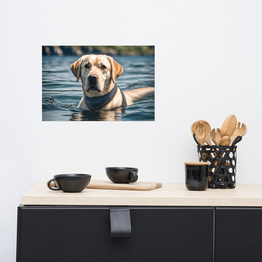 Photo paper poster-Labrador Retriever V3