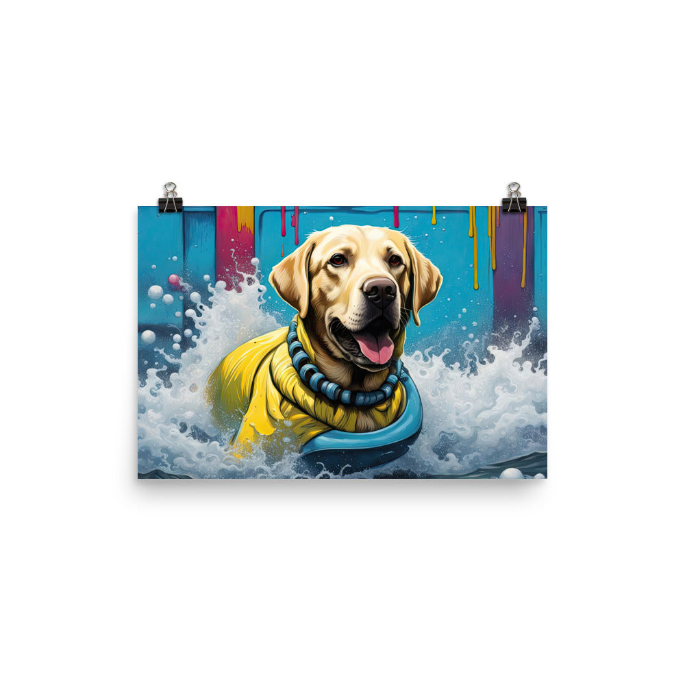 Photo paper poster-Labrador Retriever