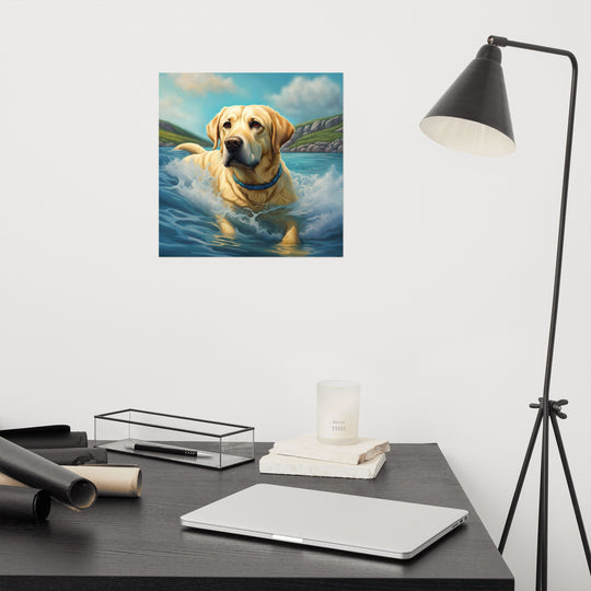 Photo paper poster-Labrador Retriever V2