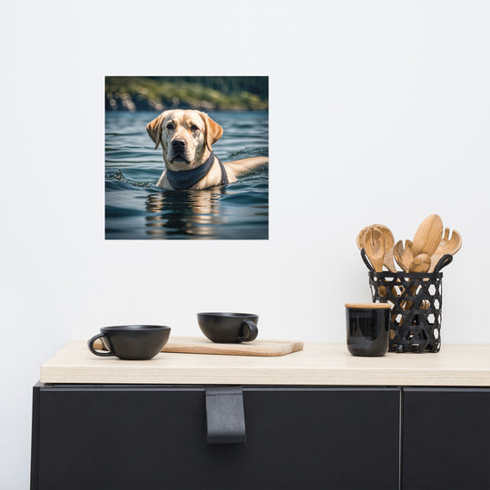 Photo paper poster-Labrador Retriever V3