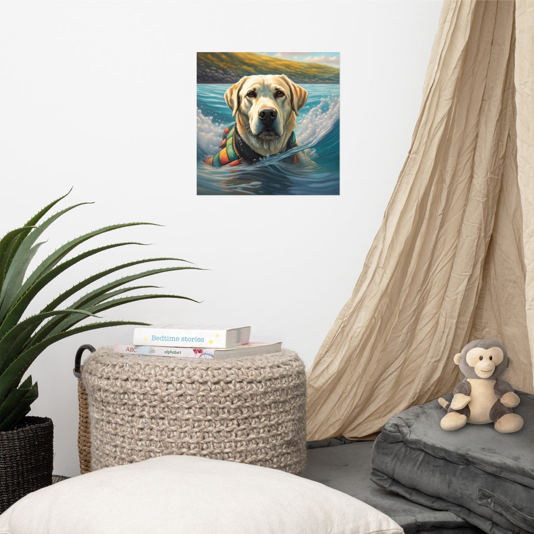 Photo paper poster-Labrador Retriever V4