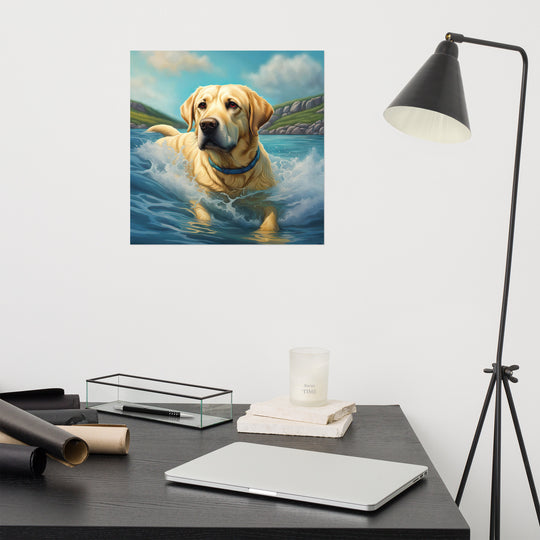 Photo paper poster-Labrador Retriever V2