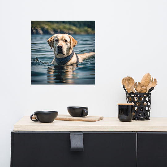 Photo paper poster-Labrador Retriever V3