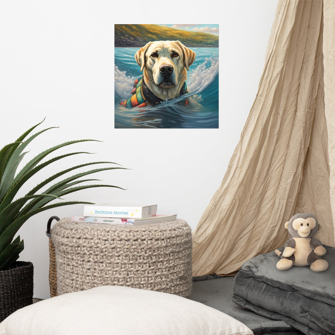 Photo paper poster-Labrador Retriever V4