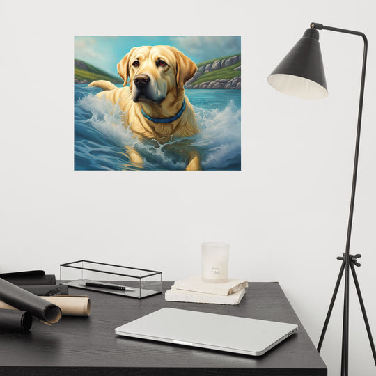 Photo paper poster-Labrador Retriever V2