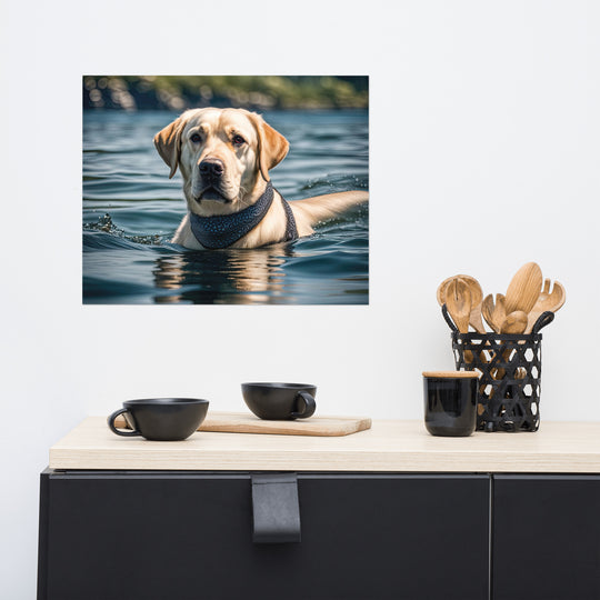 Photo paper poster-Labrador Retriever V3