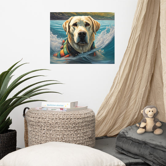 Photo paper poster-Labrador Retriever V4