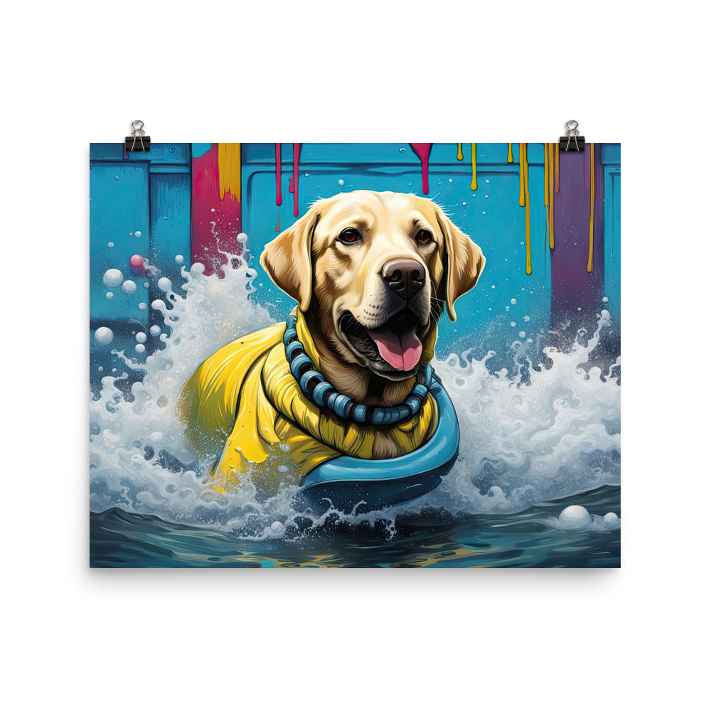 Photo paper poster-Labrador Retriever