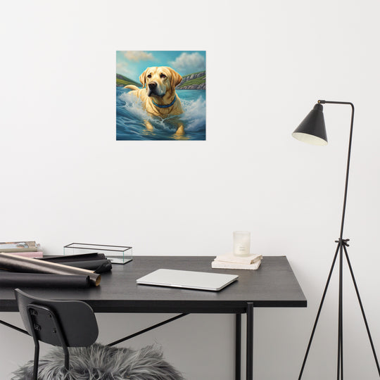 Photo paper poster-Labrador Retriever V2