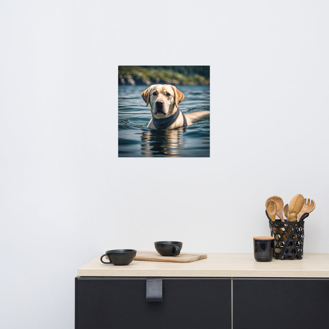 Photo paper poster-Labrador Retriever V3