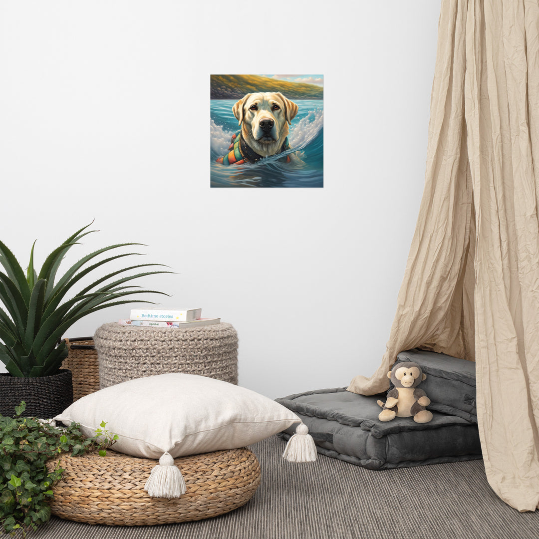 Photo paper poster-Labrador Retriever V4