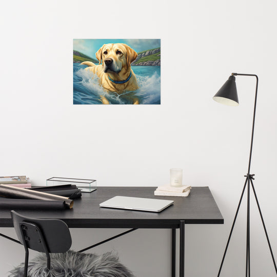 Photo paper poster-Labrador Retriever V2