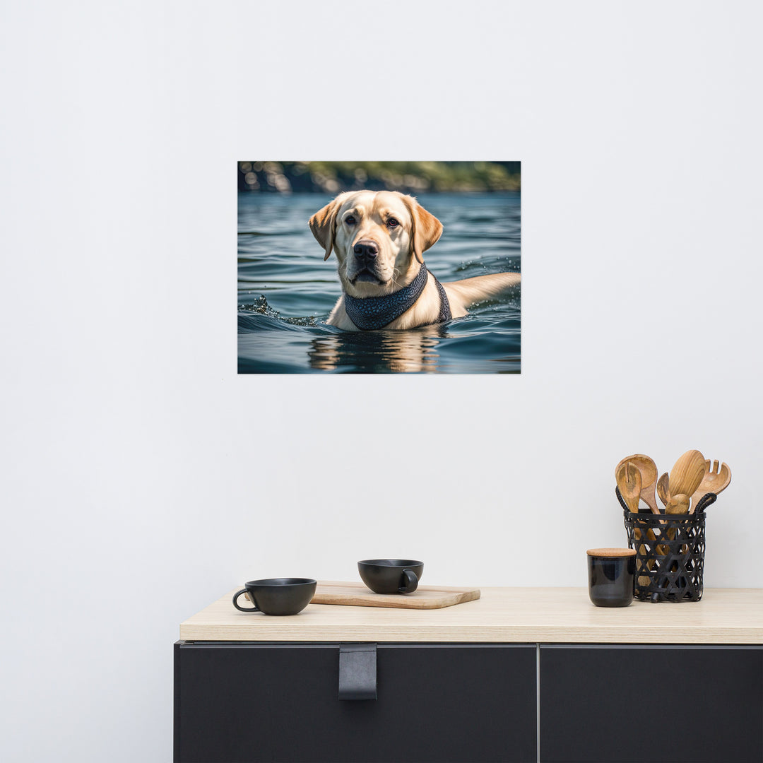 Photo paper poster-Labrador Retriever V3