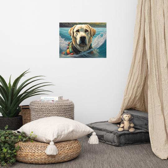 Photo paper poster-Labrador Retriever V4