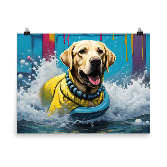 Photo paper poster-Labrador Retriever