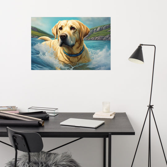 Photo paper poster-Labrador Retriever V2