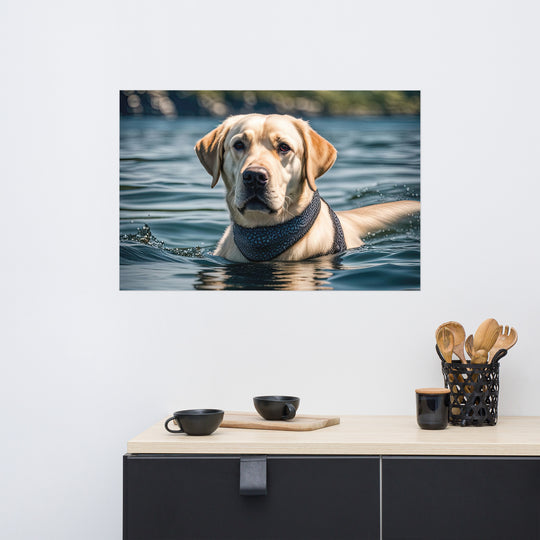 Photo paper poster-Labrador Retriever V3