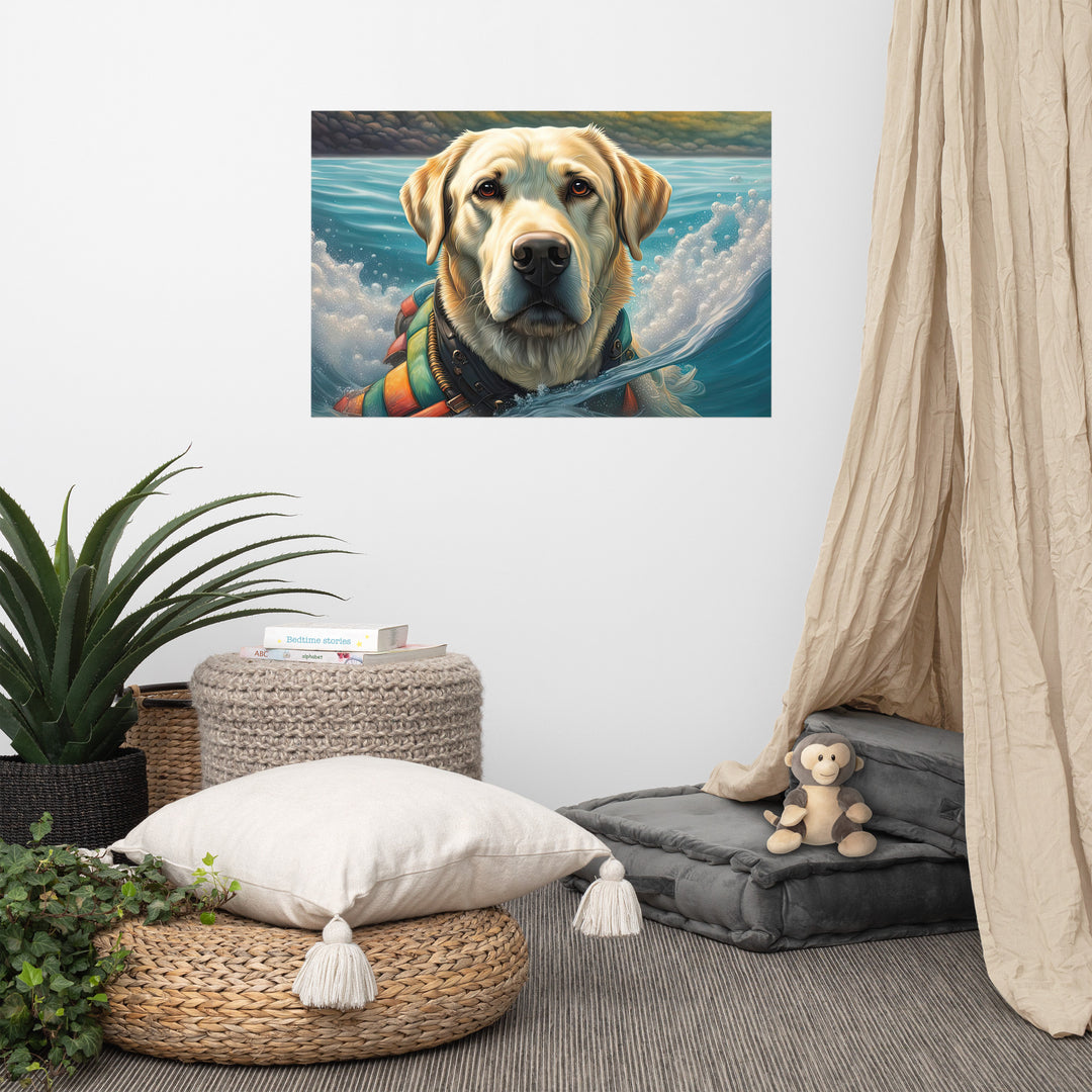 Photo paper poster-Labrador Retriever V4