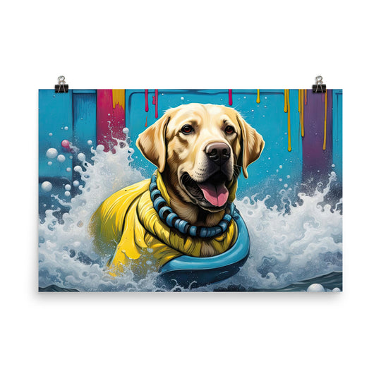 Photo paper poster-Labrador Retriever