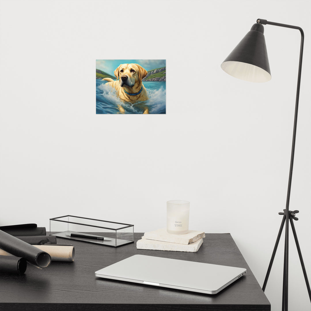 Photo paper poster-Labrador Retriever V2