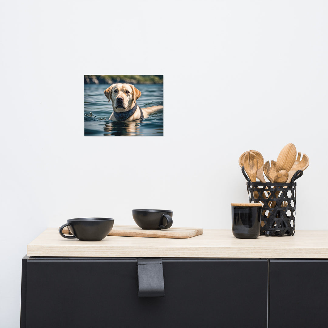 Photo paper poster-Labrador Retriever V3