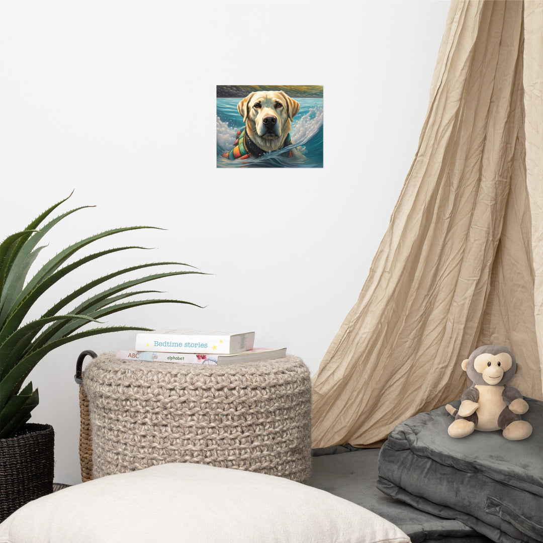 Photo paper poster-Labrador Retriever V4