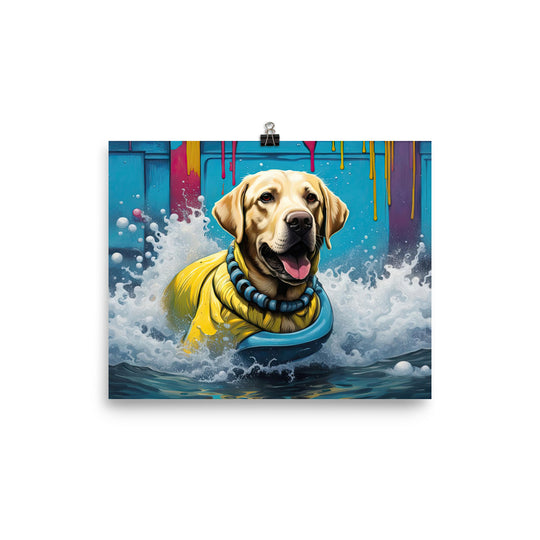 Photo paper poster-Labrador Retriever