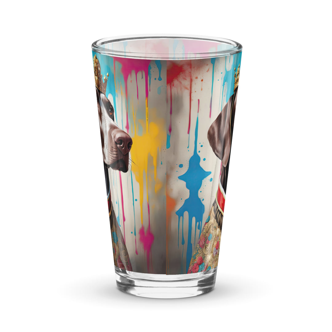 German Shorthaired Pointer- Shaker pint glass