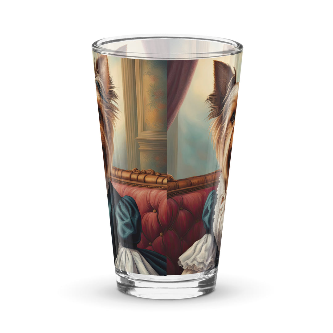 Yorkshire Terrier- Shaker pint glass v2