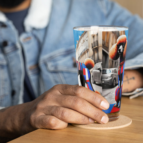 Poodle- Shaker Pint Glass v2