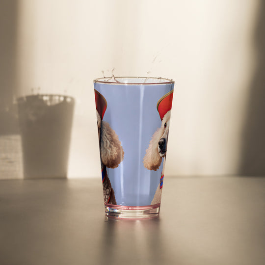 Poodle- Shaker Pint Glass v4