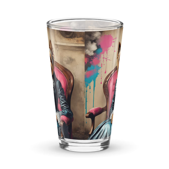Yorkshire Terrier- Shaker pint glass v3