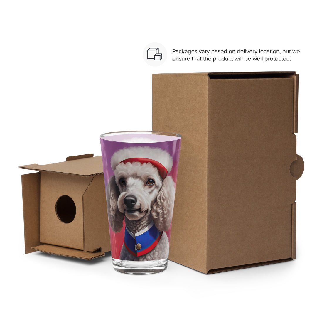Poodle- Shaker Pint Glass