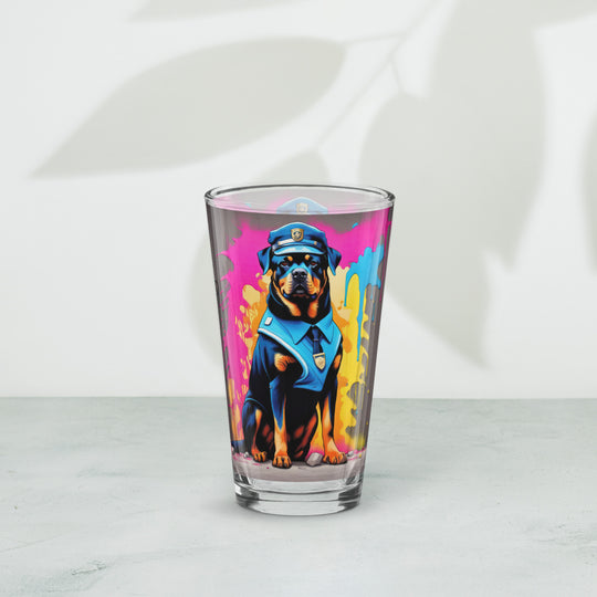 Rottweiler- Shaker Pint Glass