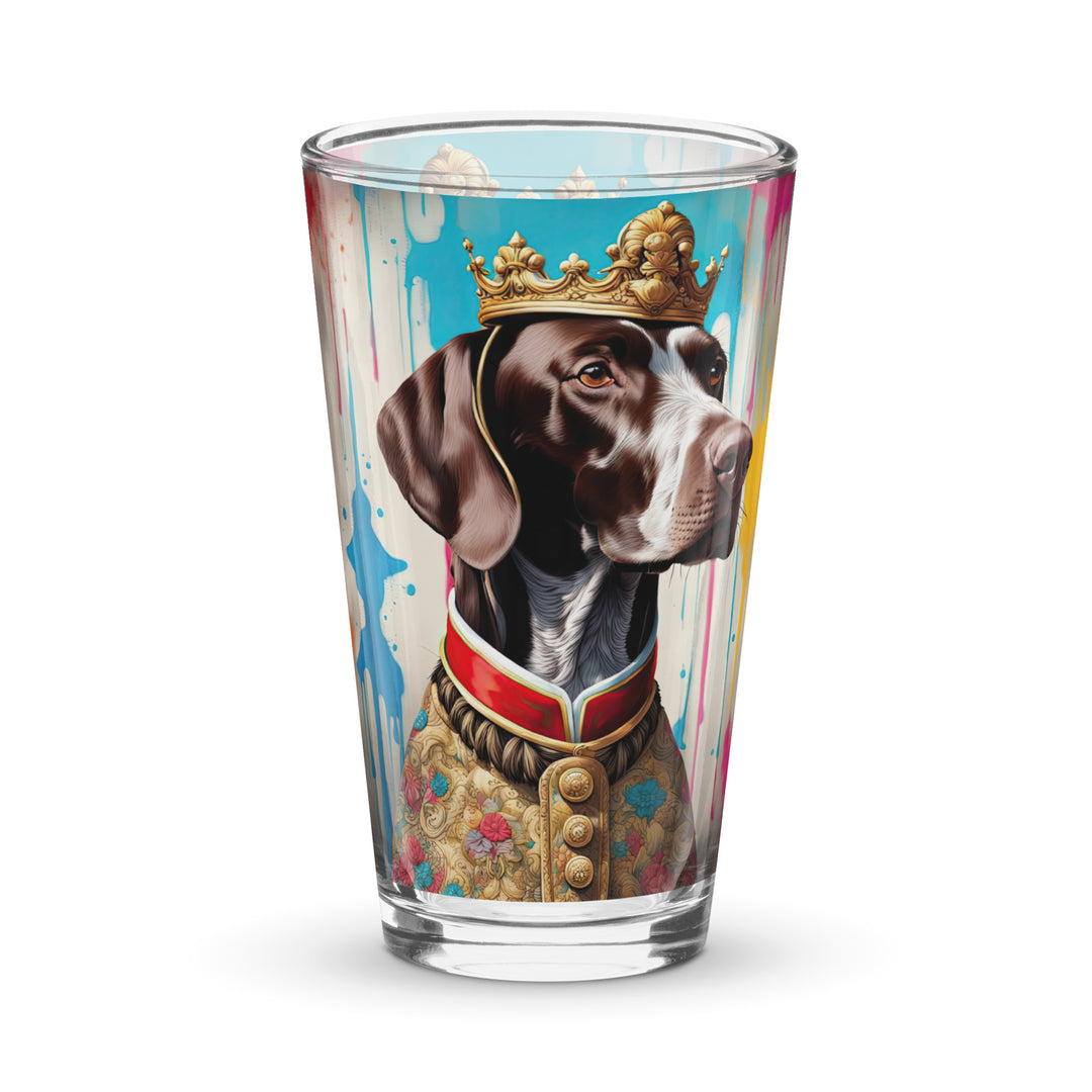 German Shorthaired Pointer- Shaker pint glass