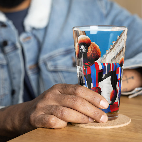 Poodle- Shaker Pint Glass v2