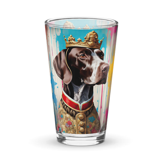 German Shorthaired Pointer- Shaker pint glass