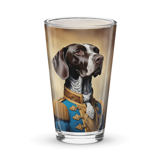 German Shorthaired Pointer- Shaker pint glass v2