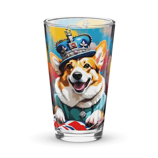 Pembroke Welsh Corgi- Shaker pint glass v2