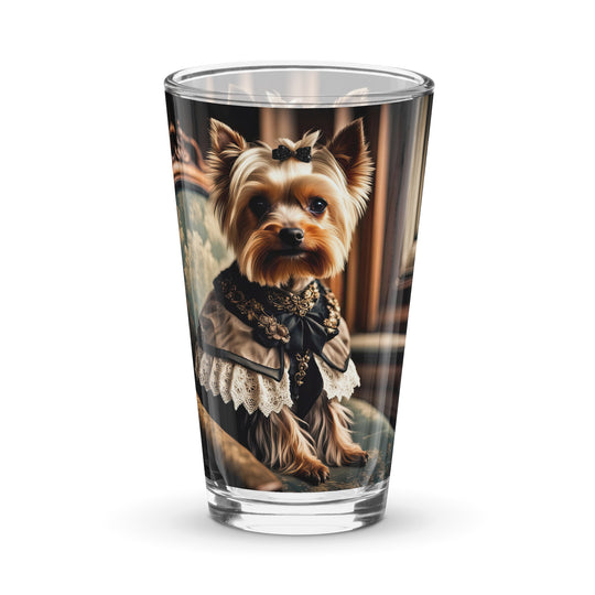 Yorkshire Terrier- Shaker pint glass