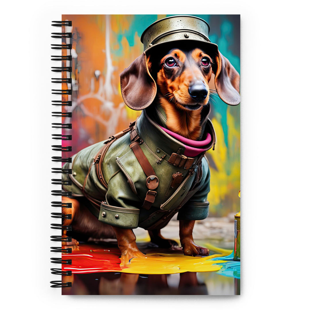 Dachshund- Spiral notebook