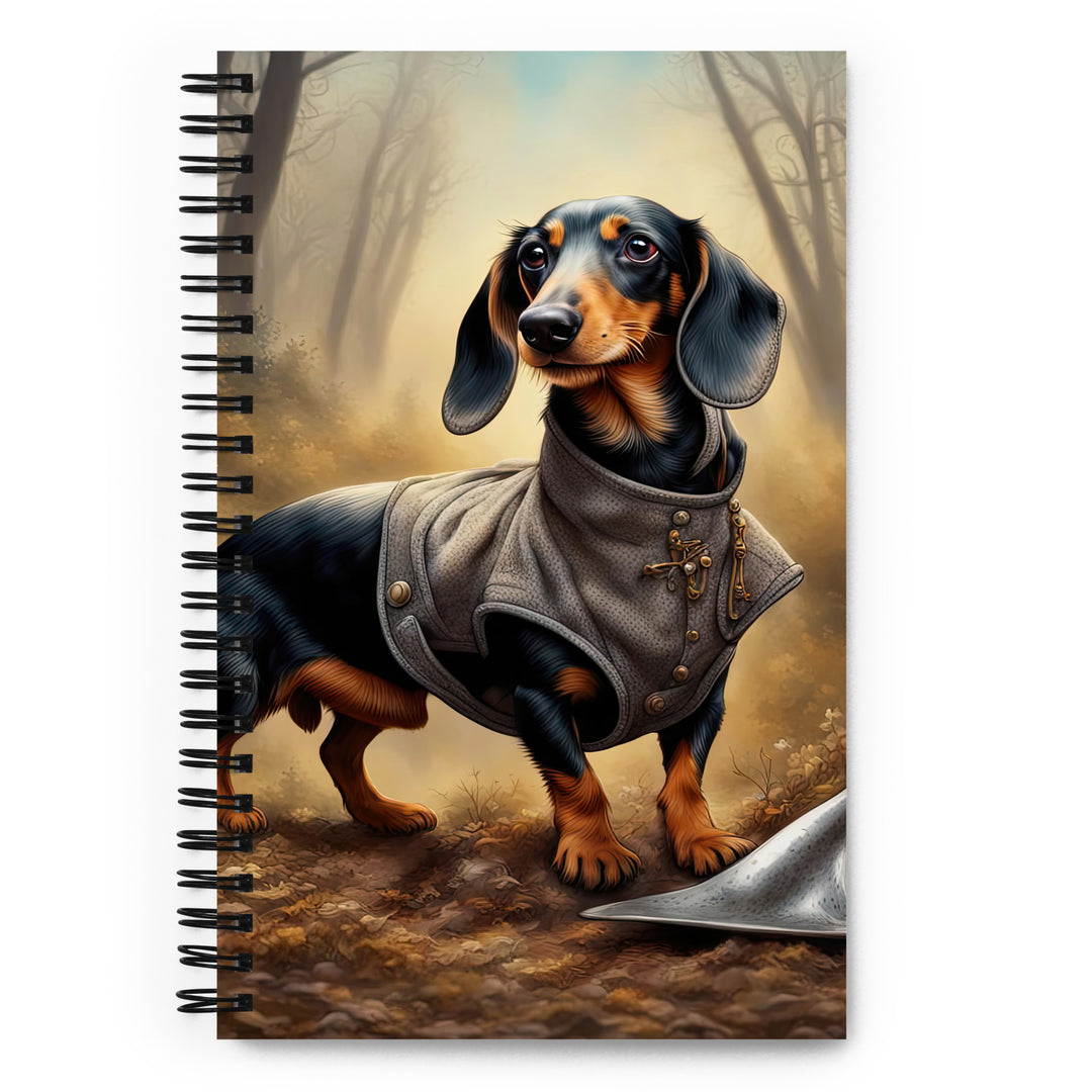 Dachshund- Spiral notebook v2