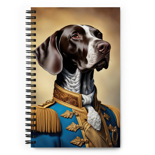 German Shorthaired Pointer- Spiral notebook v2