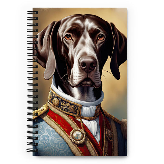 German Shorthaired Pointer- Spiral notebook v4