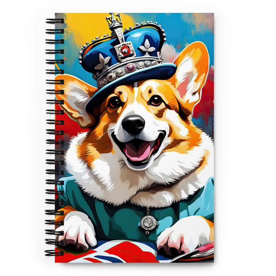 Pembroke Welsh Corgi- Spiral notebook v2
