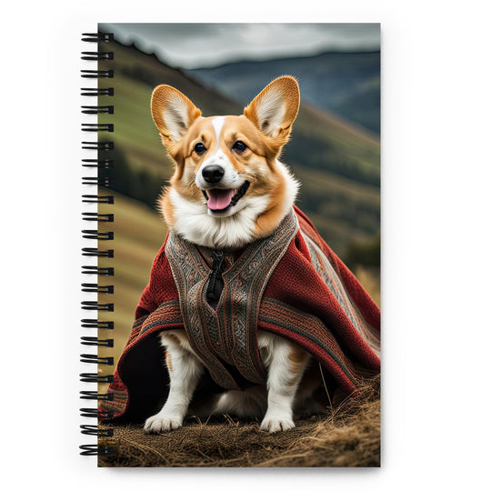 Pembroke Welsh Corgi- Spiral notebook v4