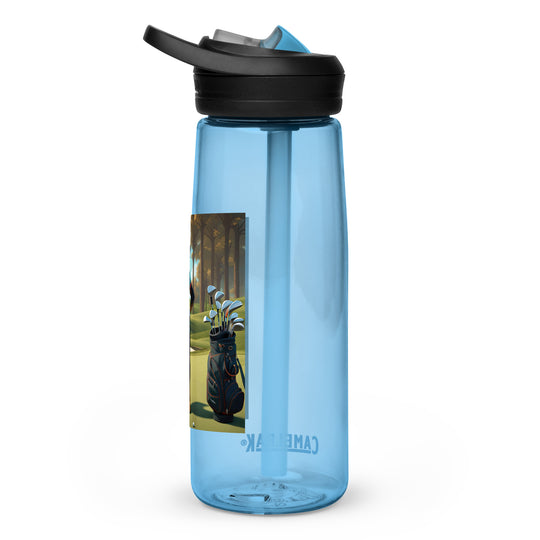 Rottweiler Golfer- Sports water bottle v4