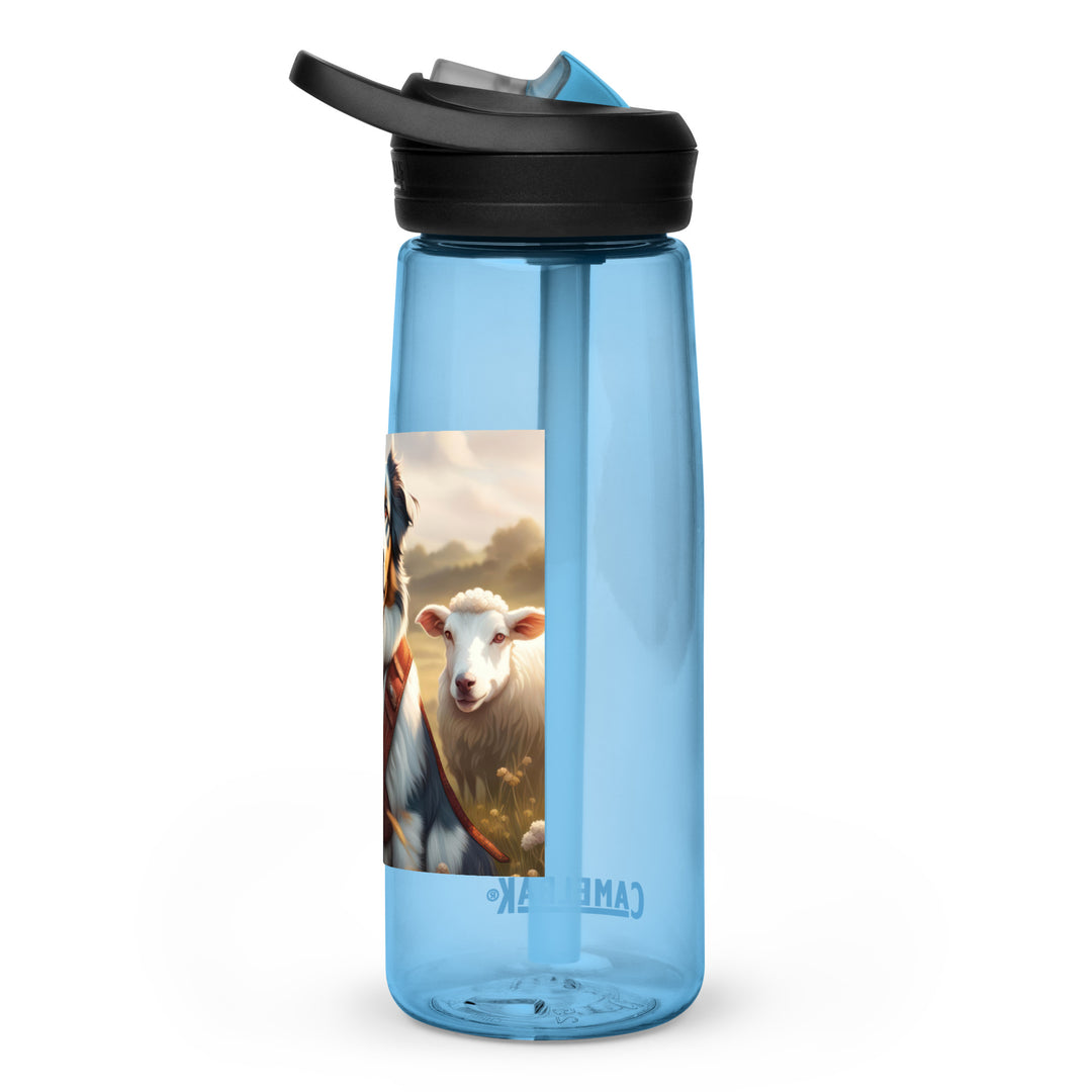 Australian Shepherd- Sports water bottle v4