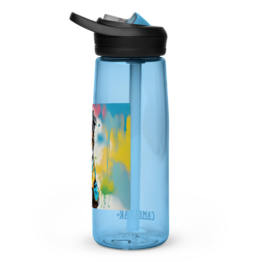 Australian Shepherd Golfer- Sports water bottle v3