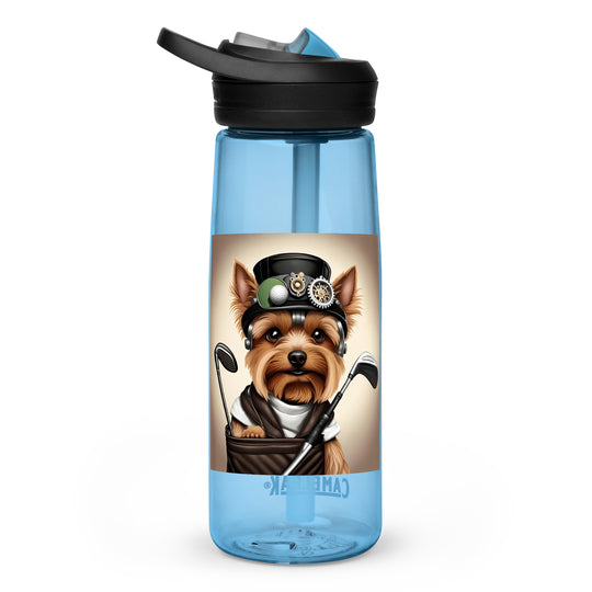Yorkshire Terrier Golfer- Sports water bottle v3